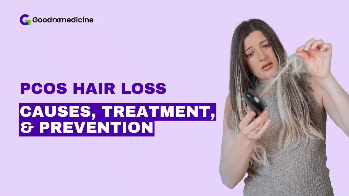 unhappy women showing hairbrush with fallen hair
