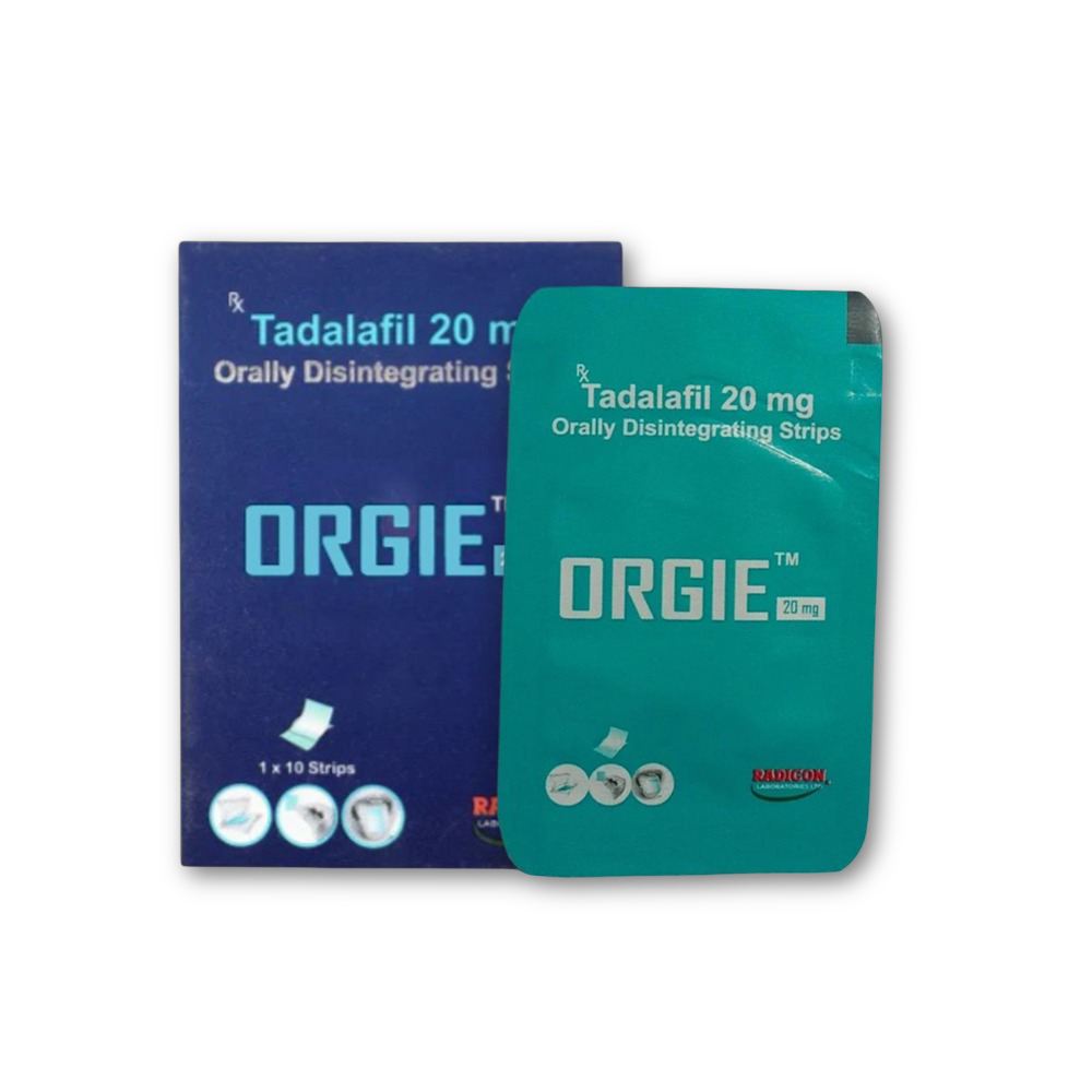 Orgie 20 Mg Tadalafil Oral Strips