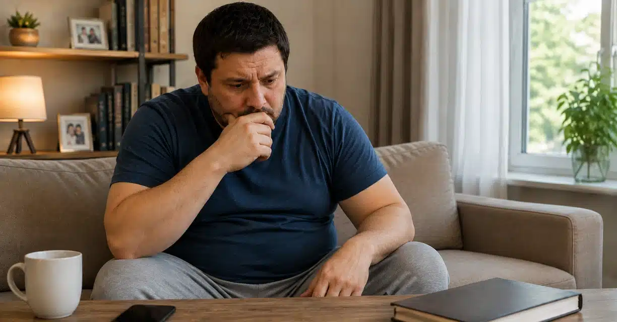 Man concerned about high cholesterol and erectile dysfunction