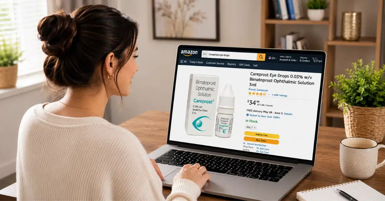 Man shopping online for testosterone from a pharmacy website