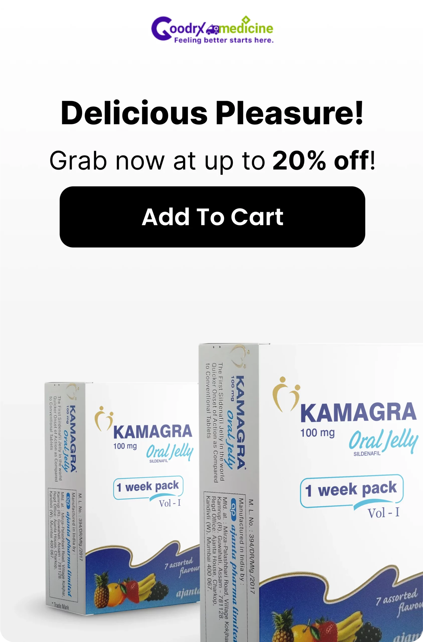 Kamagra Oral Jelly — shop now at GoodRxMedicine