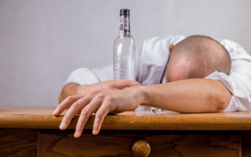 excessive consumption of alcohol