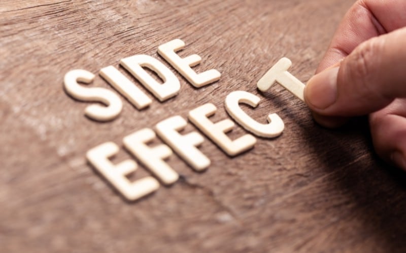 Side effects of Sildenafil pills.