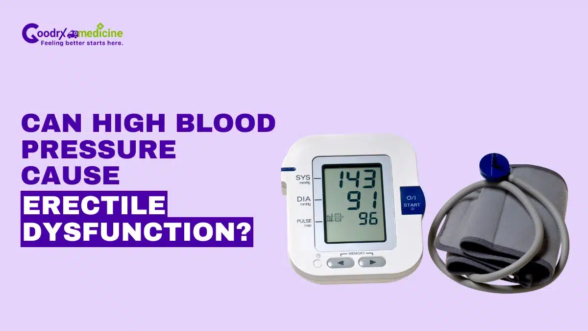 Can High Blood Pressure Cause Erectile Dysfunction?