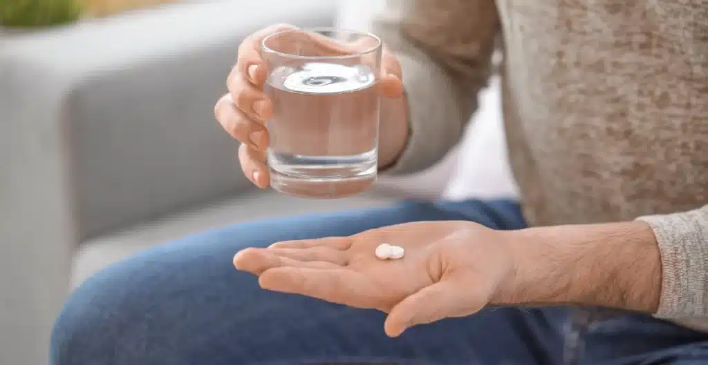 Taking Sildenafil pill