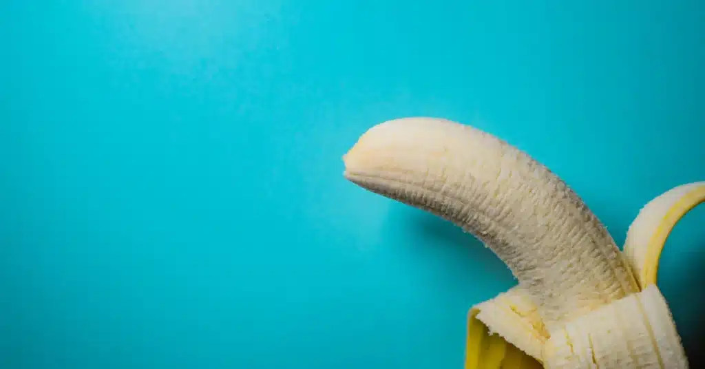 peeled banana
