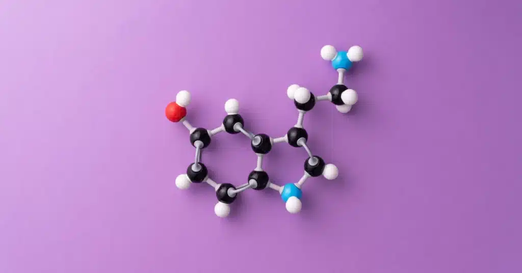 chemical structure of serotonin