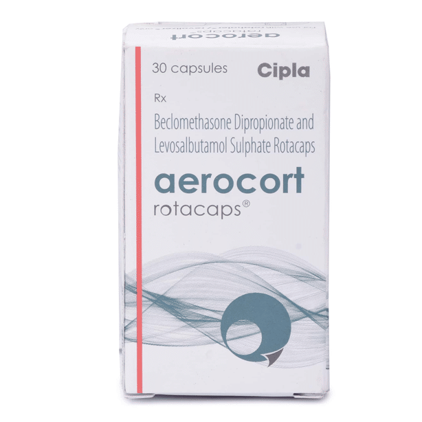 aerocort rotacaps 100 mcg 100 mcg with beclomethasone dipropionate levosalbutamol