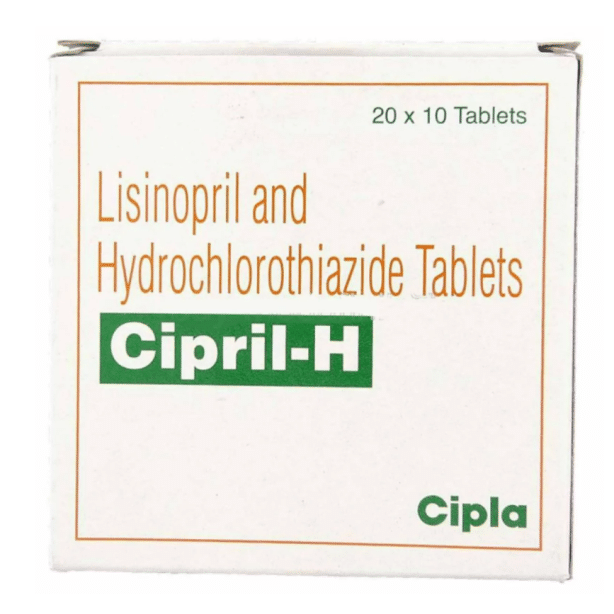 cipril h 5 12.5 mg with lisinopril hydrochlorothiazide 1