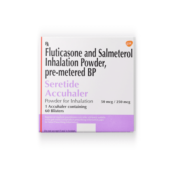 seretide dc 50 mcg 250 mcg inhaler