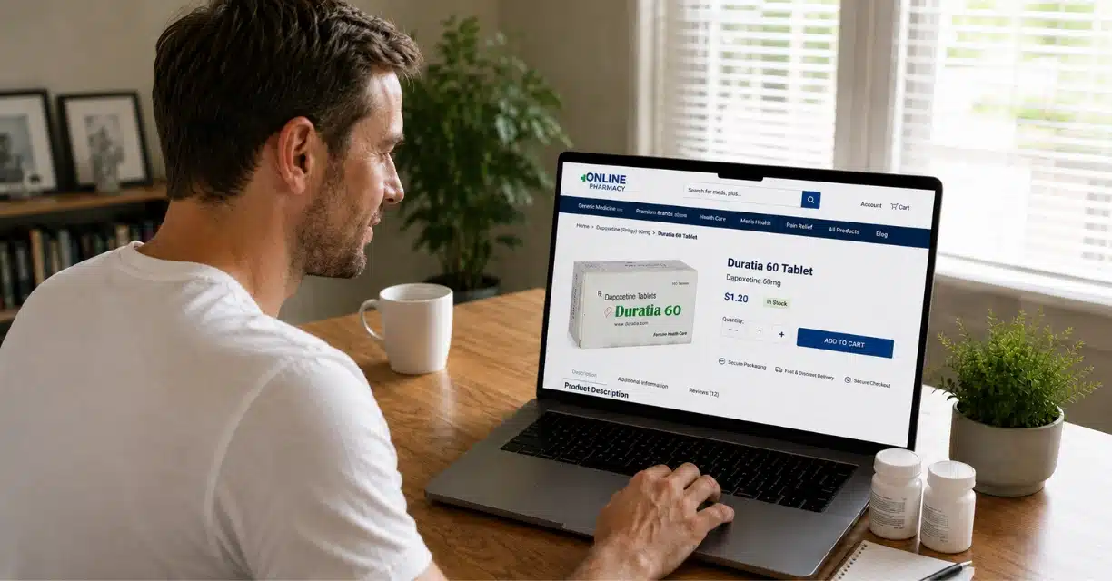 Man buying Dapoxetine online for premature ejaculation in Orlando