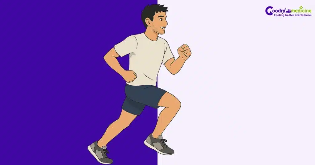 Man jogging outdoors to build stamina and improve sexual endurance
