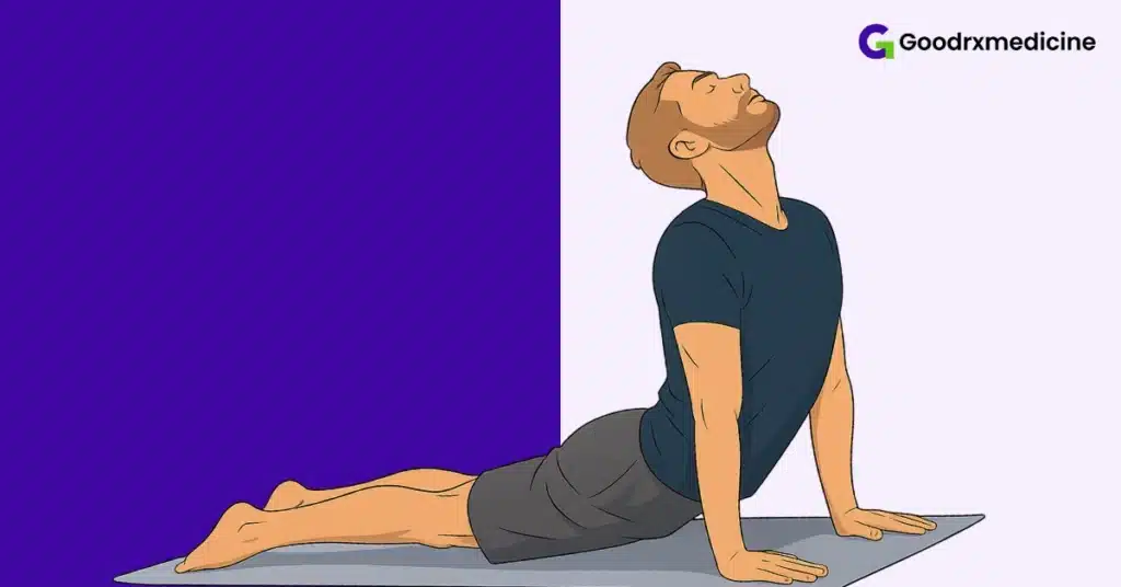 Yoga stretching exercise supporting stronger erections