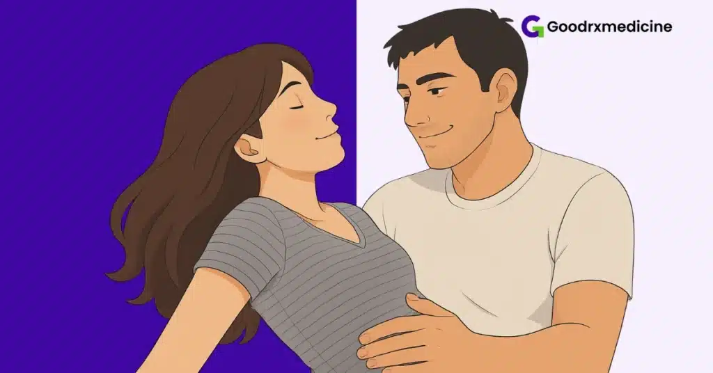 Gentle touch on the lower back enhancing arousal and trust