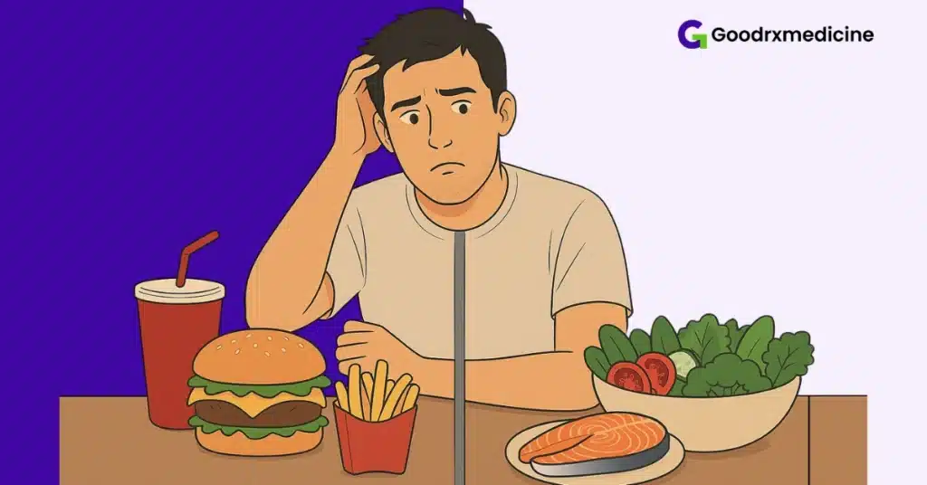 Healthy vs unhealthy diet