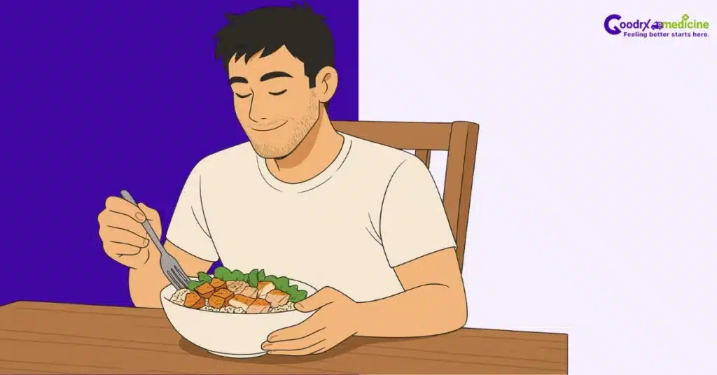 Balanced breakfast with complex carbs to boost stamina and erections