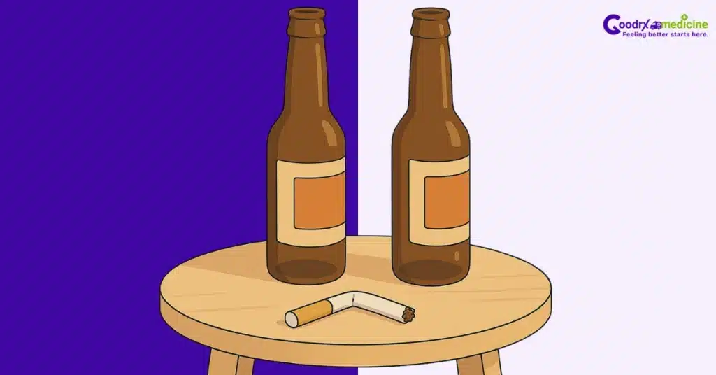 avoiding cigarettes and alcohol for wellness