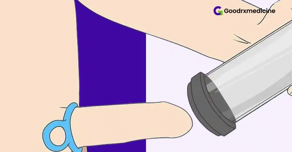 Sliding tension ring from VED tube to penis