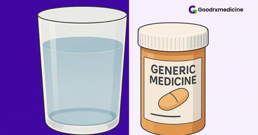 Generic medicine taken with water for erectile health