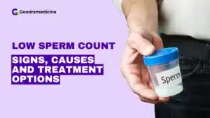 container with sperm hand