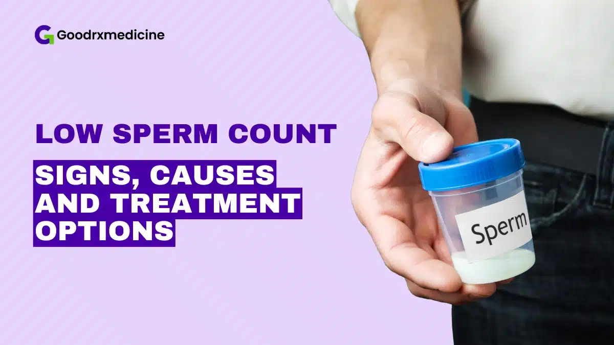 container with sperm hand