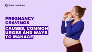 Pregnant lady eat fast food