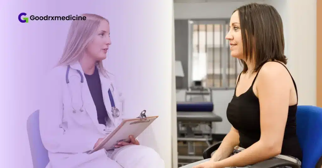 Doctor consulting a female patient