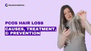unhappy women showing hairbrush with fallen hair