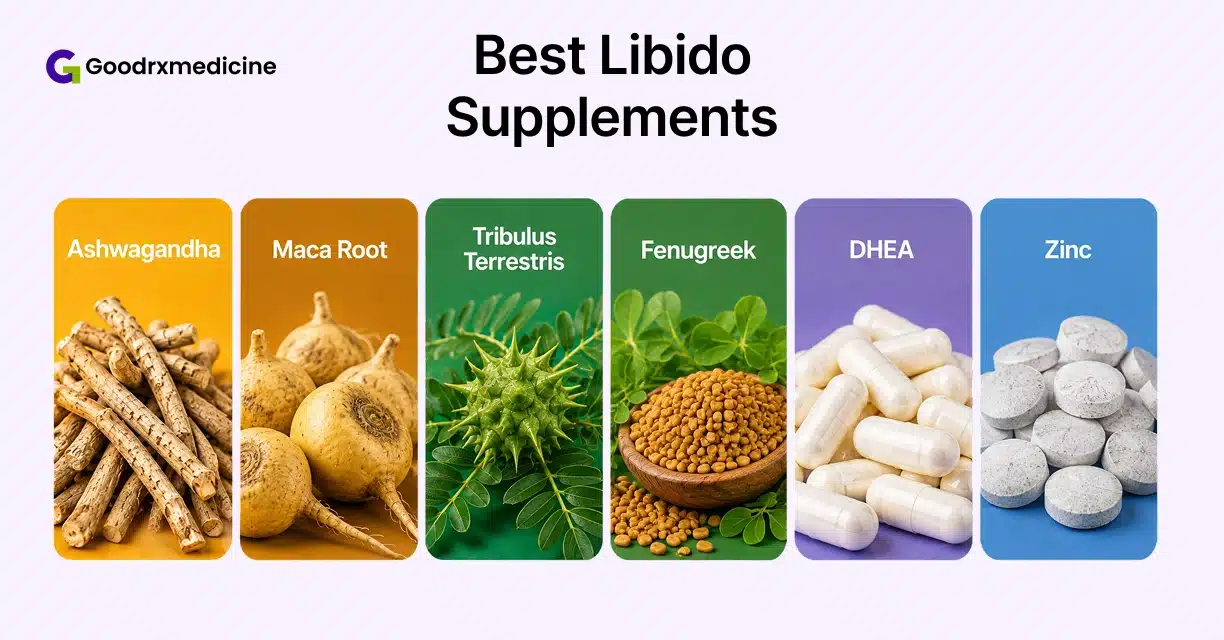 Ashwagandha, maca, tribulus and other natural libido supplements