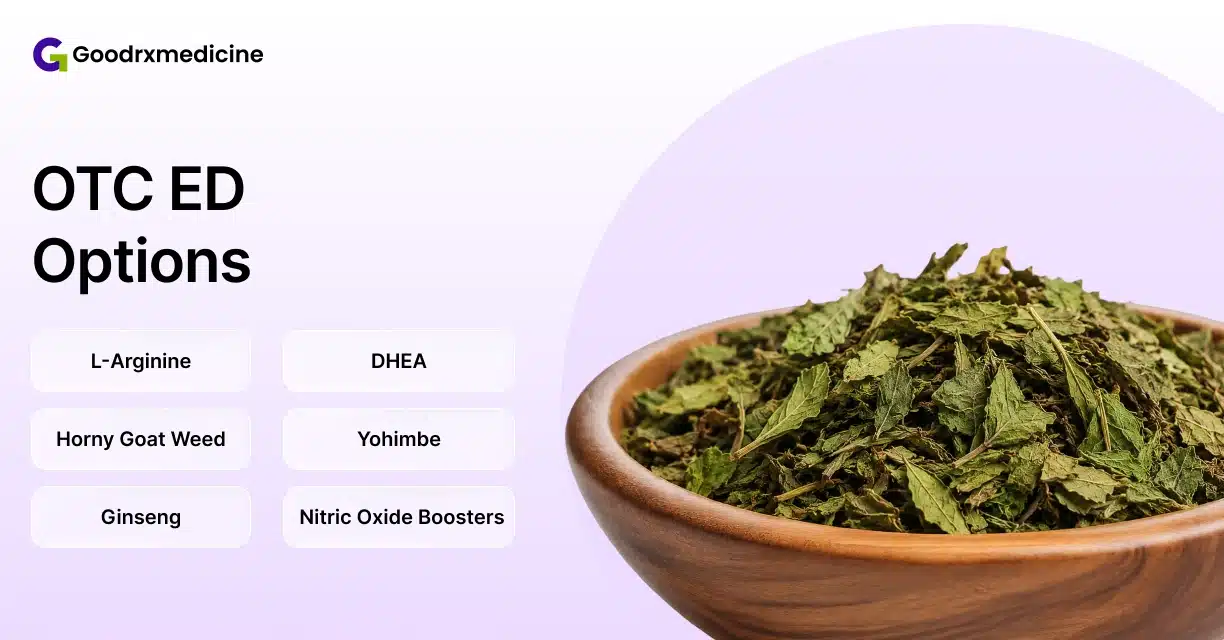 Horny goat weed and other over-the-counter ED supplement options