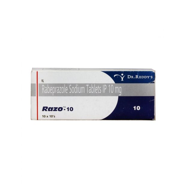 ﻿Razo 10 mg with Rabeprazole