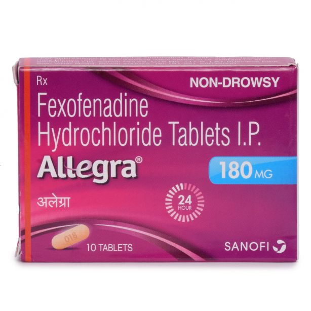 Allegra 180 Mg with Fexofenadine