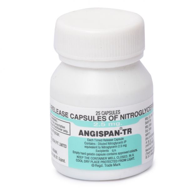 Angispan TR 2.5 Mg with Nitroglycerine