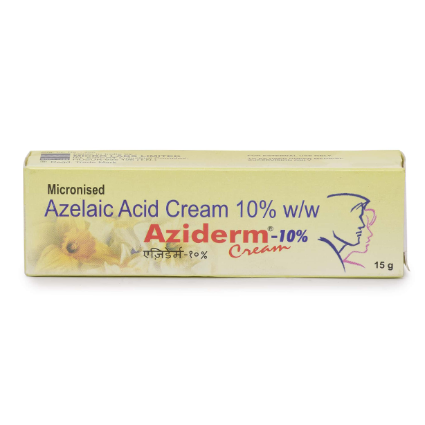 Aziderm Cream 10 % (15 gm) with Azelaic Acid