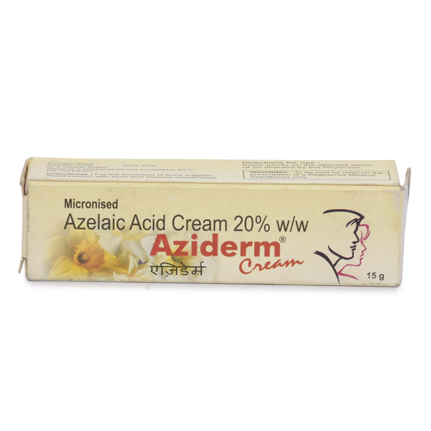 Aziderm Cream 20 % (15 gm) with Azelaic Acid
