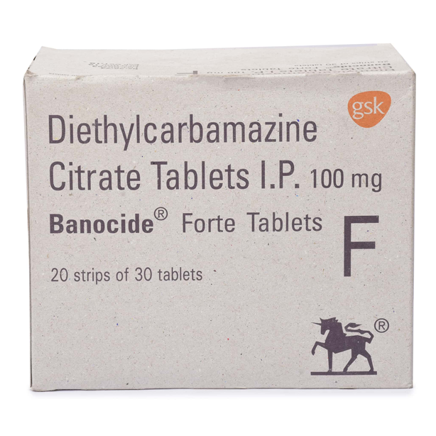 Banocide Forte 100 mg with Diethylcarbamazine