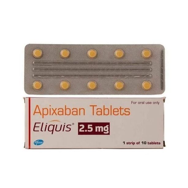 Eliquis 2.5 Mg Tablet With Apixaban