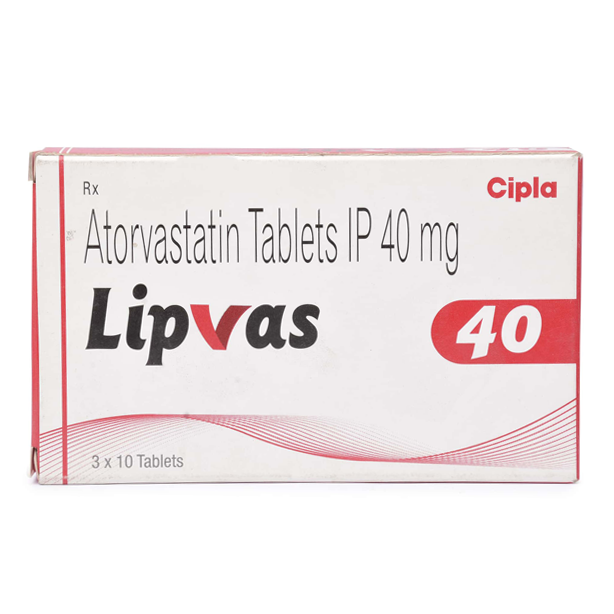 Lipvas 40 mg with Atorvastatin