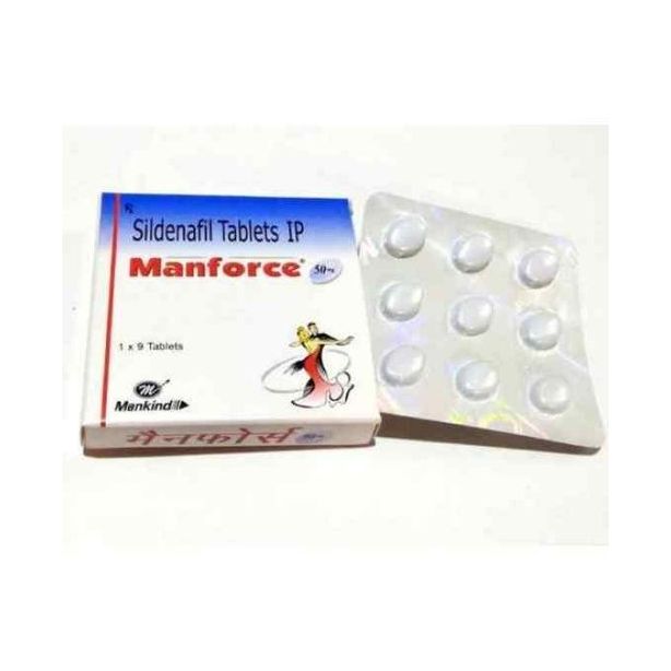 Manforce 50 mg With Sildenafil Citrate