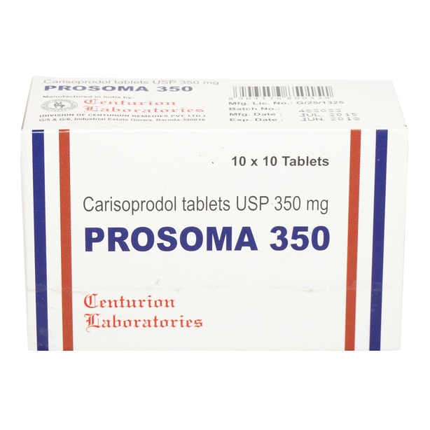 Prosoma 350 mg with Carisoprodol