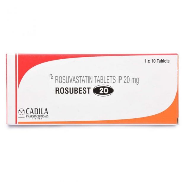 Rosubest 10 mg with Rosuvastatin