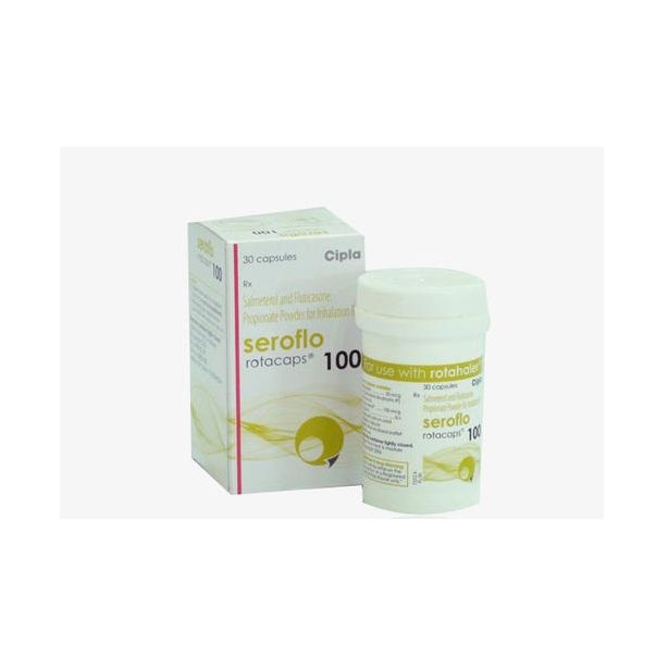 Seroflo Rotacaps 50 mcg + 100 mcg with Salmeterol + Fluticasone Propionate