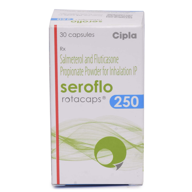 Seroflo Rotacaps 50 mcg + 250 mcg with Salmeterol + Fluticasone Propionate