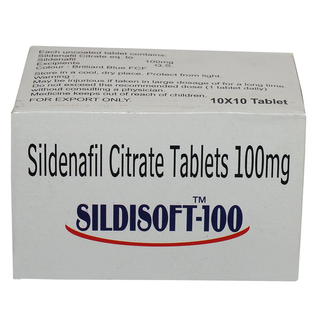 Sildisoft 100 mg with Sildenafil Citrate