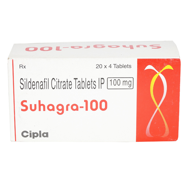 Suhagra 100 mg with Sildenafil Citrate
