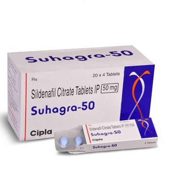 Suhagra 50 Mg with Sildenafil
