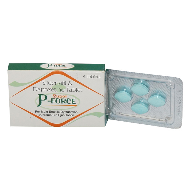 Super P-Force 100 mg with Sildenafil and Dapoxetine