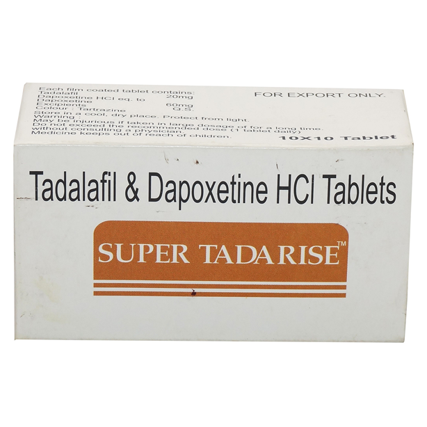 Super Tadarise 20 mg with Tadalafil & Dapoxetine