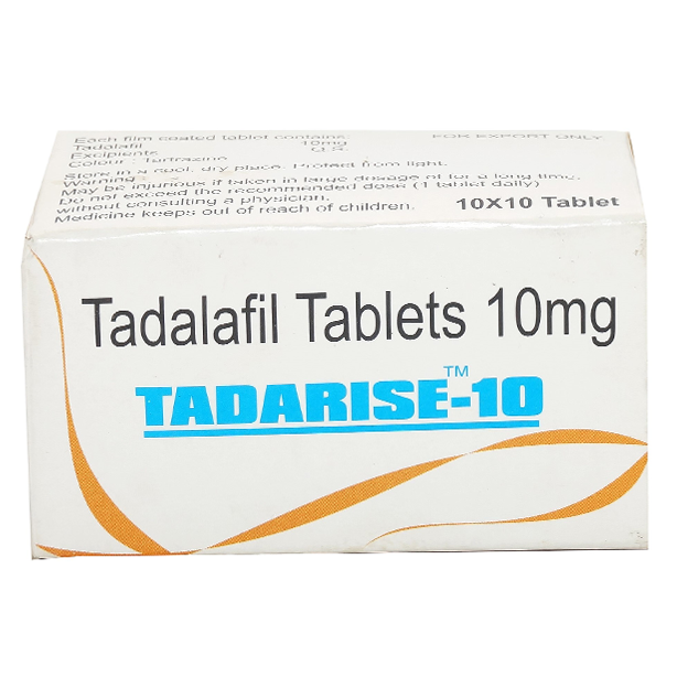 Tadarise 10 mg with Tadalafil