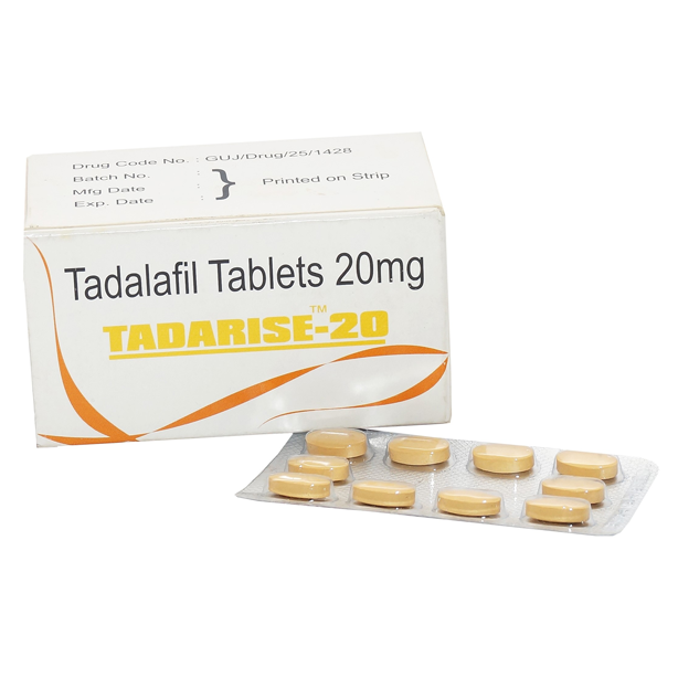 Tadarise 20 mg with Tadalafil